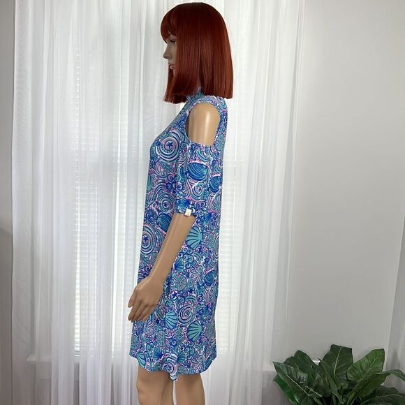 Simply Southern Cold Shoulder Swing Dress Small - Picture 4 of 8